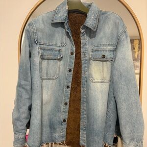 Gucci Brown Sherpa-Lined Jacket